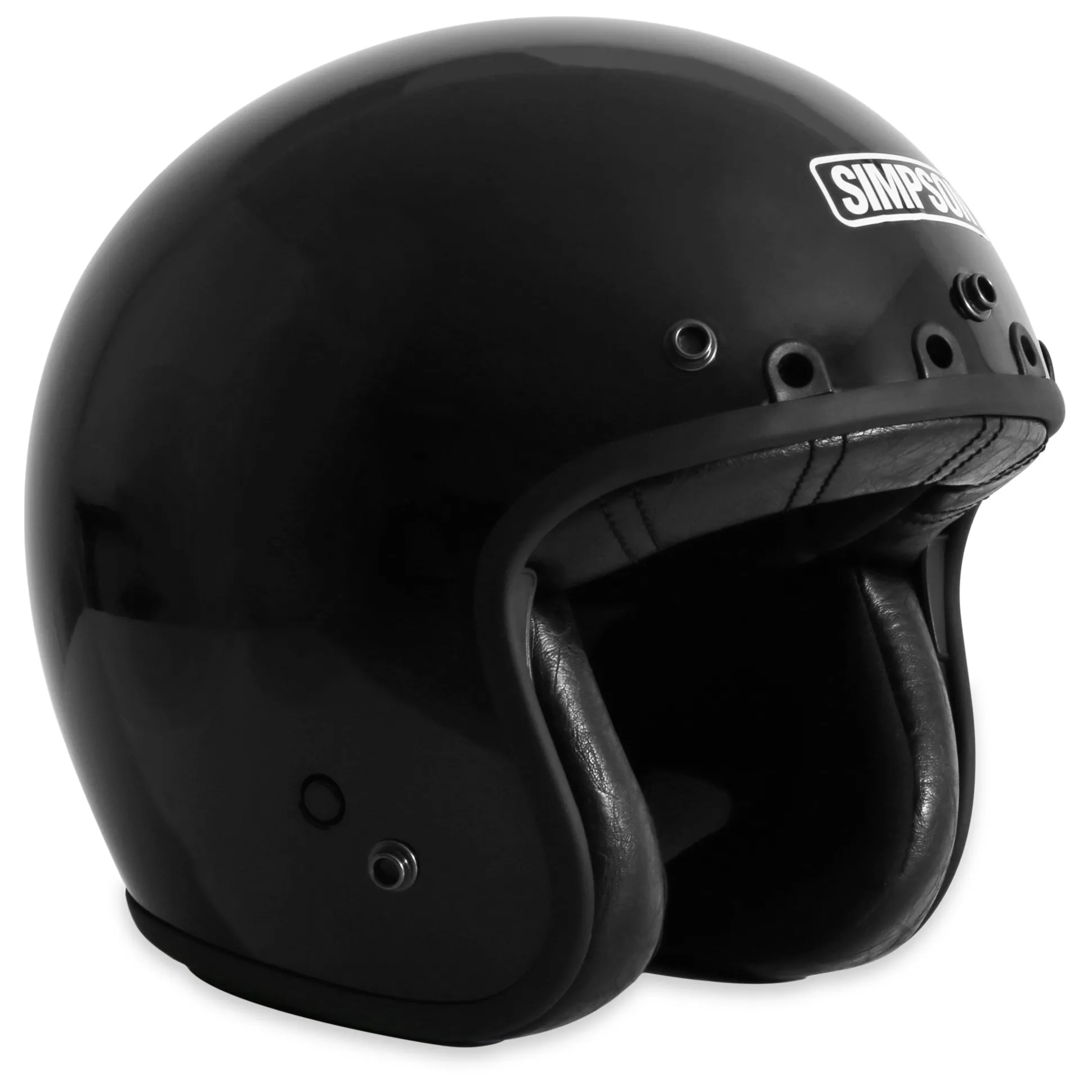 Chopper Helmet - Black - Large