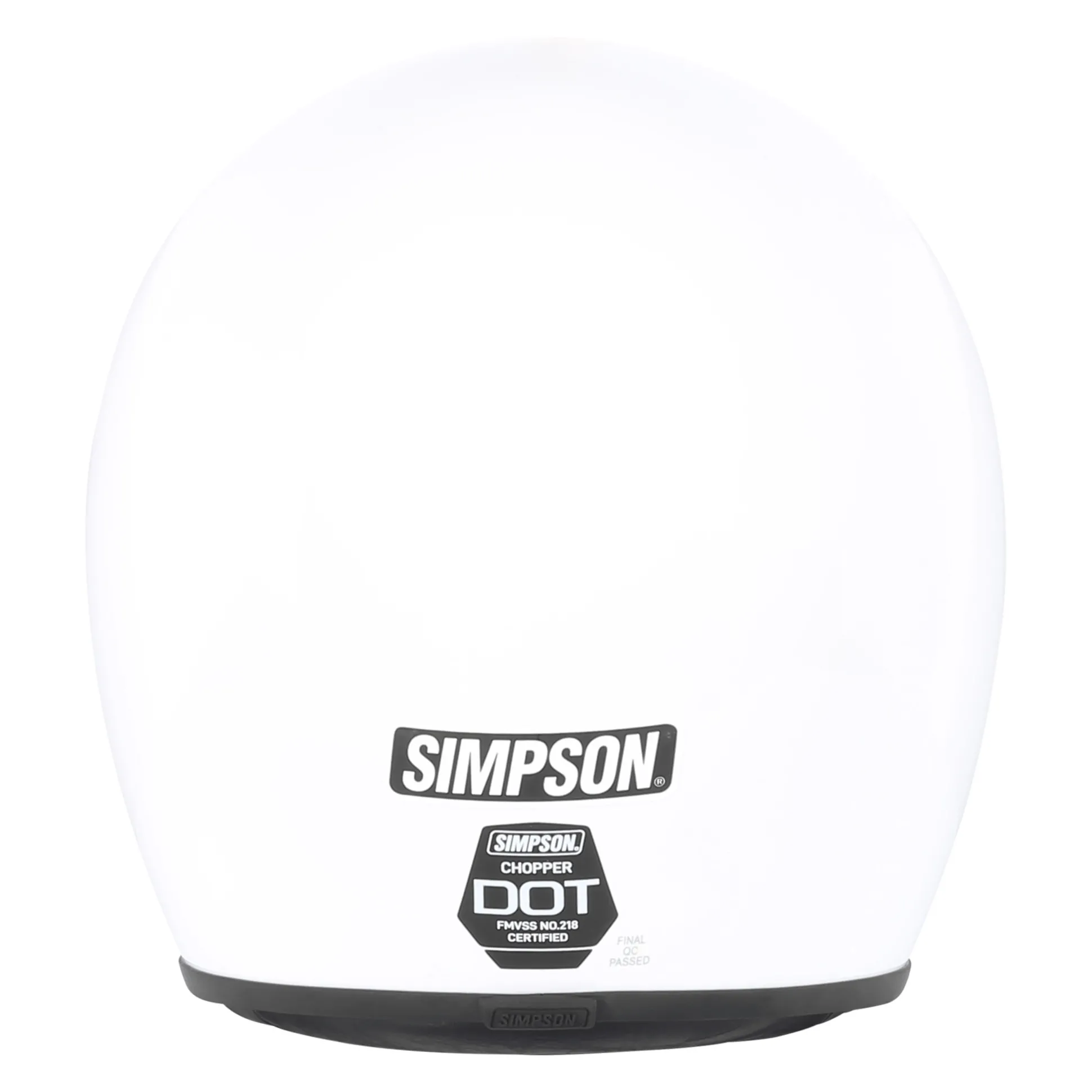 Chopper Helmet - White - Double Extra Large