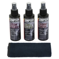 Helmet Care Kit by Simpson - Clean, Refresh, Protect