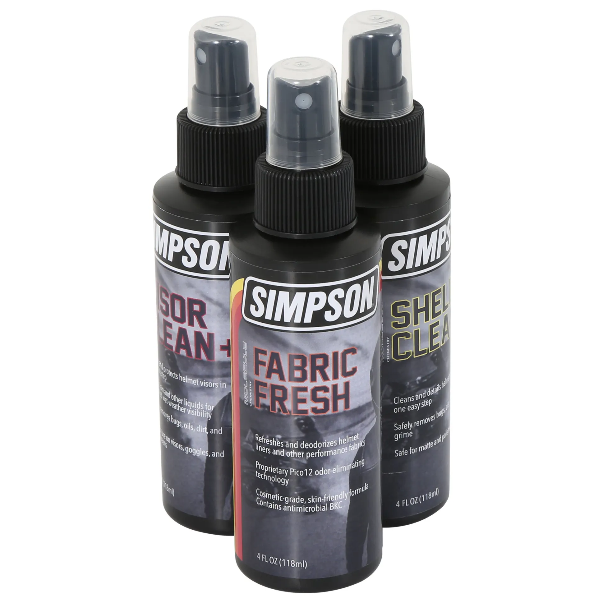 Helmet Care Kit by Simpson - Clean, Refresh, Protect