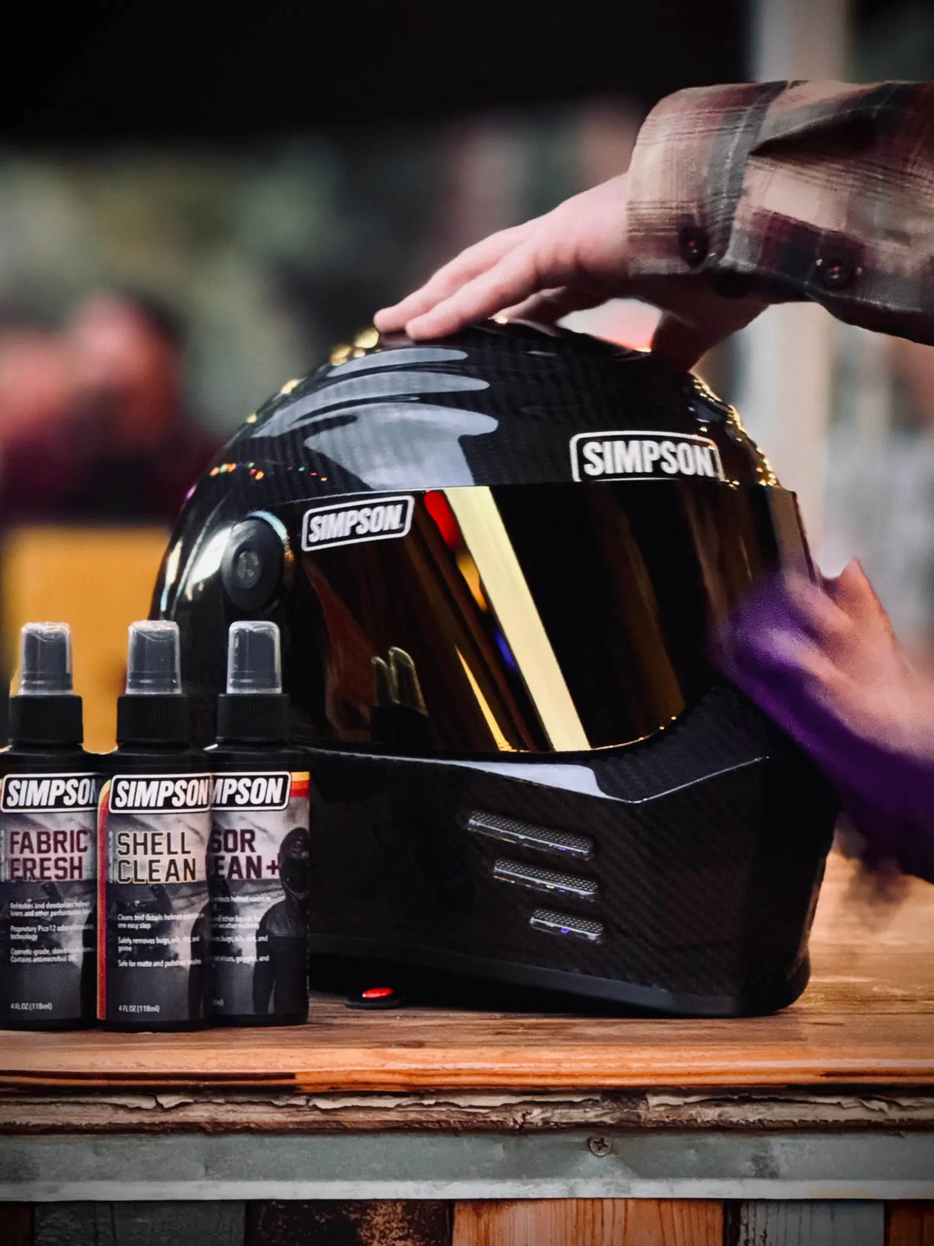 Helmet Care Kit by Simpson - Clean, Refresh, Protect