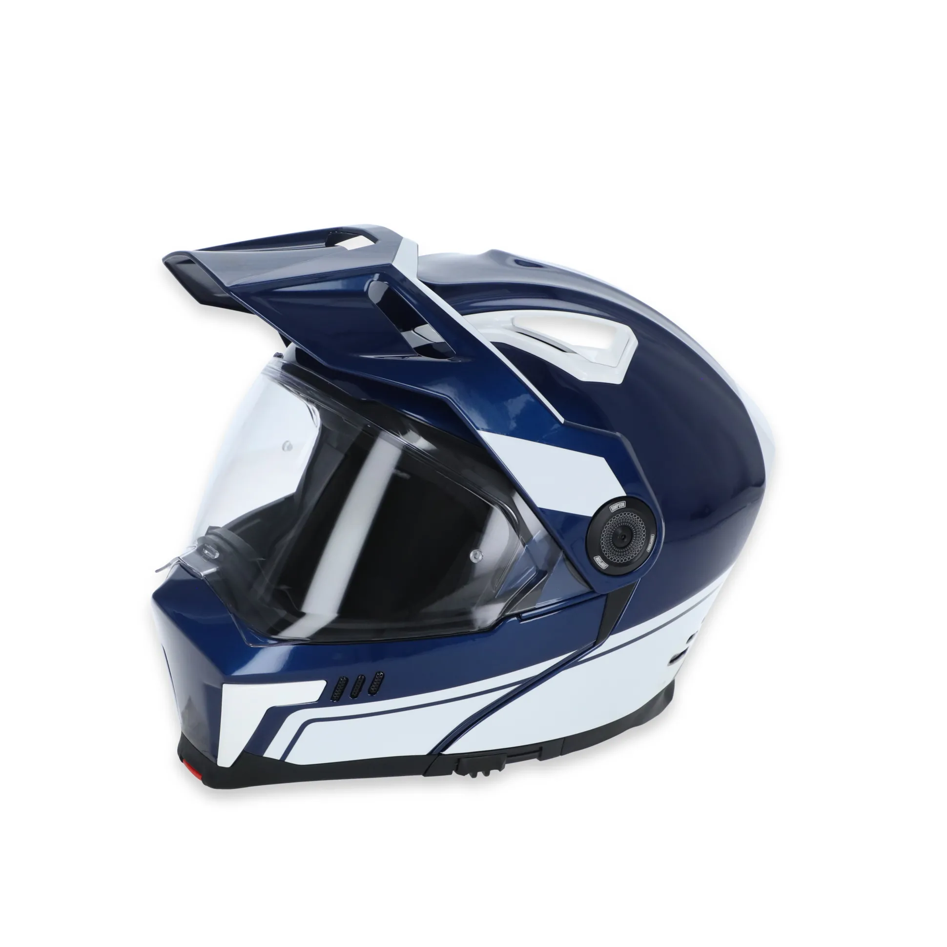 Journey Bandit Helmet - Blue/White - Double Extra Large