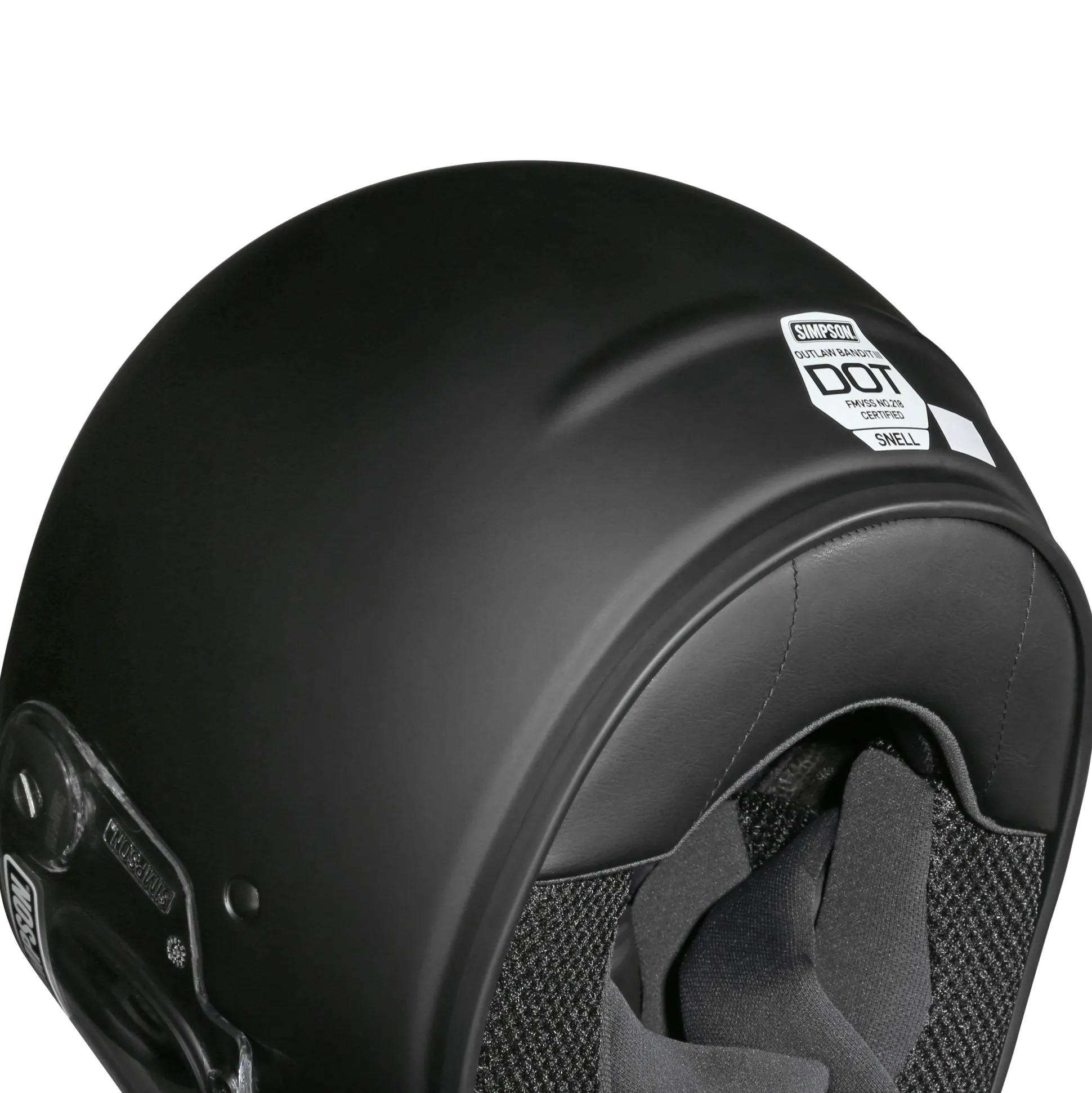 Outlaw Bandit 3.0 Helmet - Flat Black - Double Extra Large
