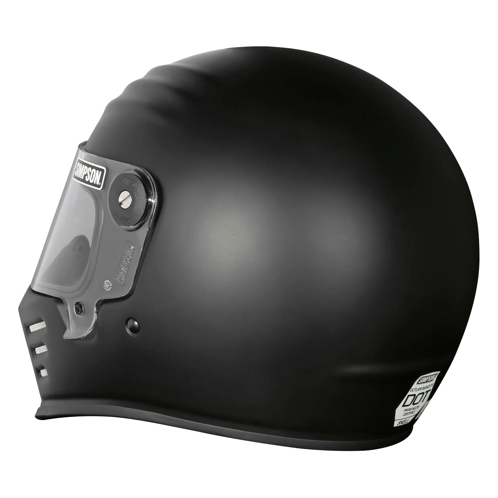 Outlaw Bandit 3.0 Helmet - Flat Black - Double Extra Large