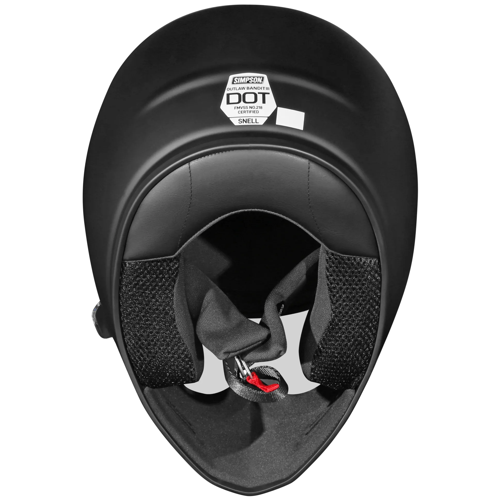 Outlaw Bandit 3.0 Helmet - Flat Black - Large