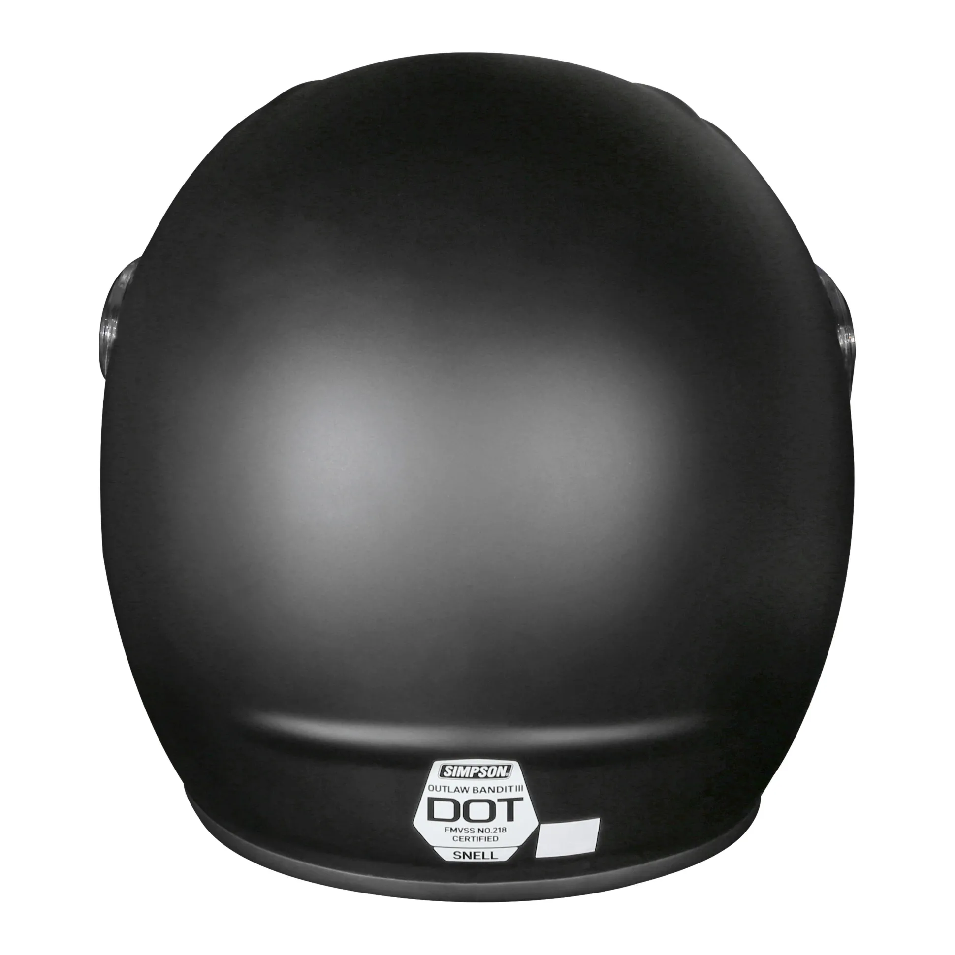 Outlaw Bandit 3.0 Helmet - Flat Black - Medium