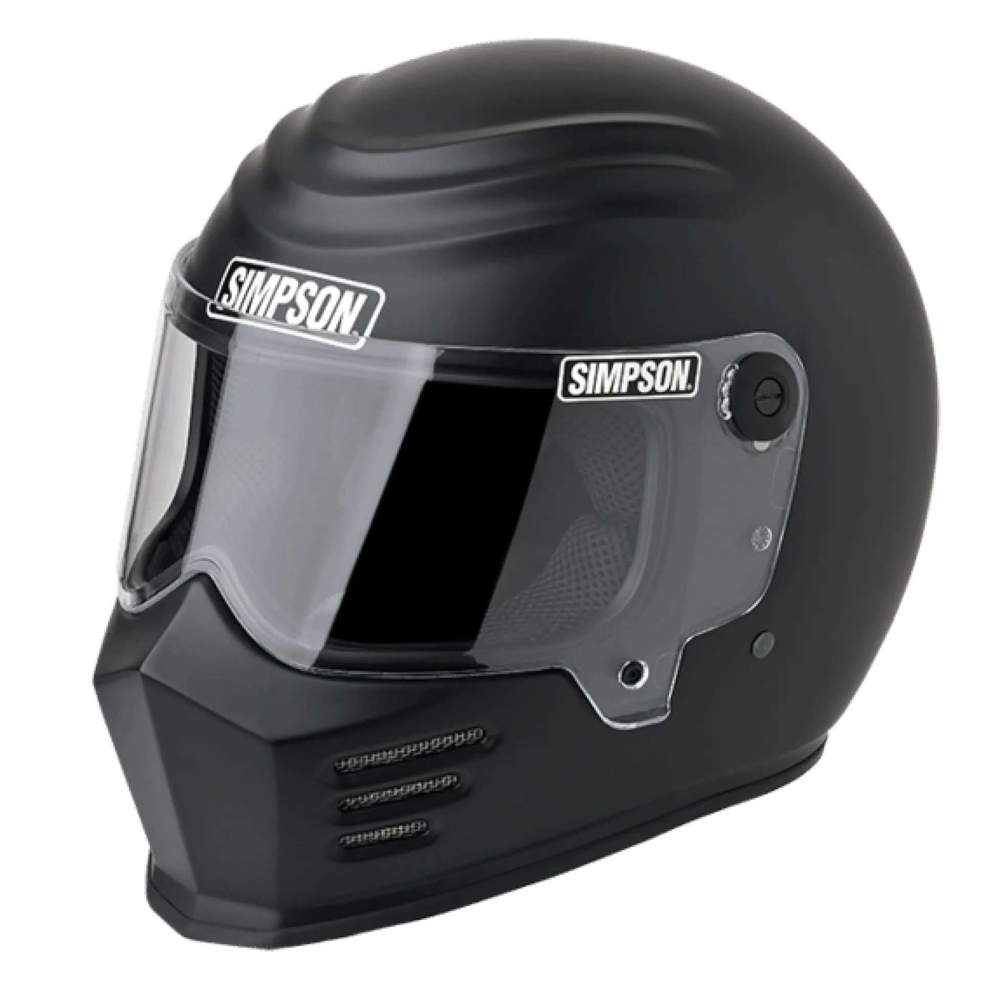 Outlaw Bandit Helmet - Flat Black - Double Extra Large