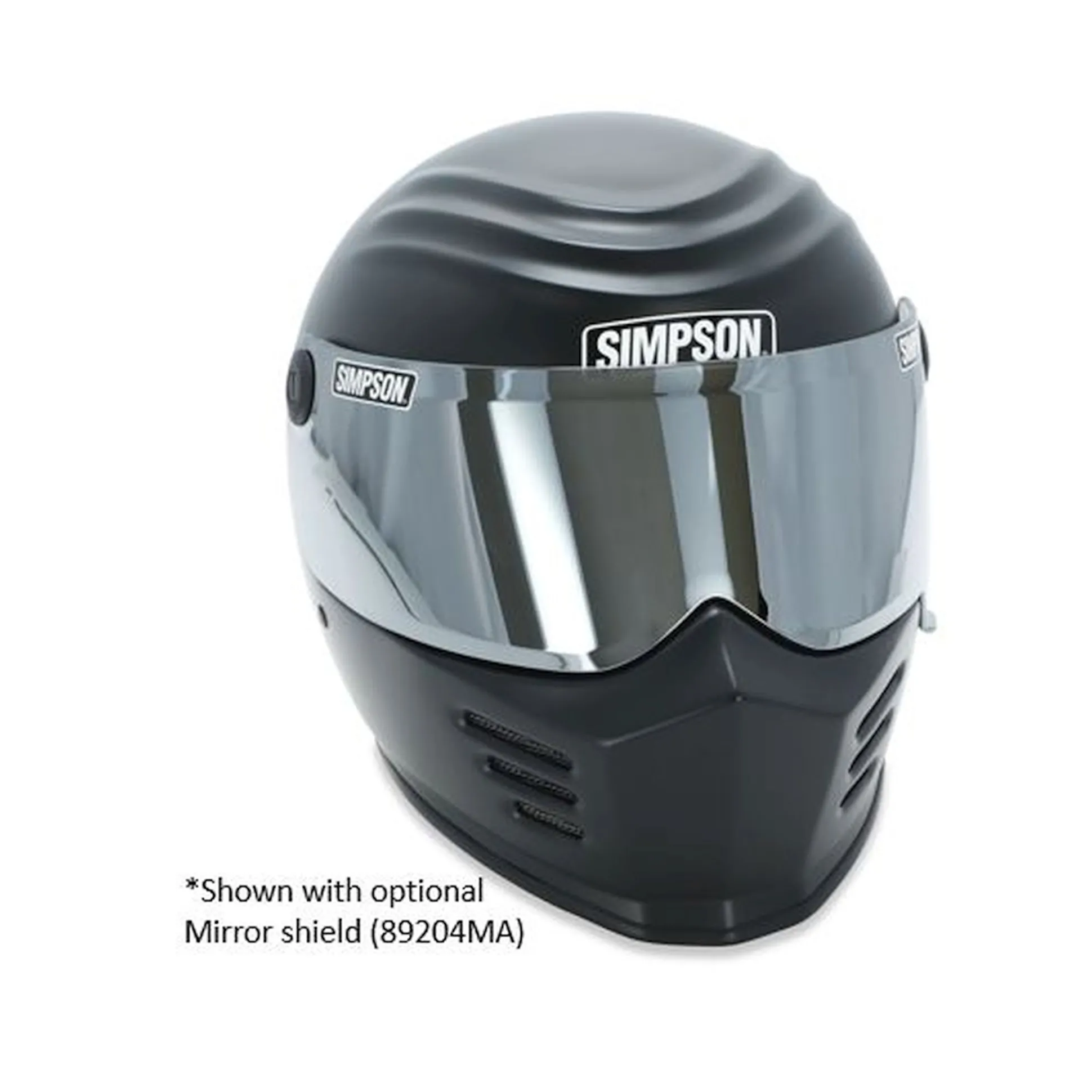 Outlaw Bandit Helmet - Flat Black - Double Extra Large