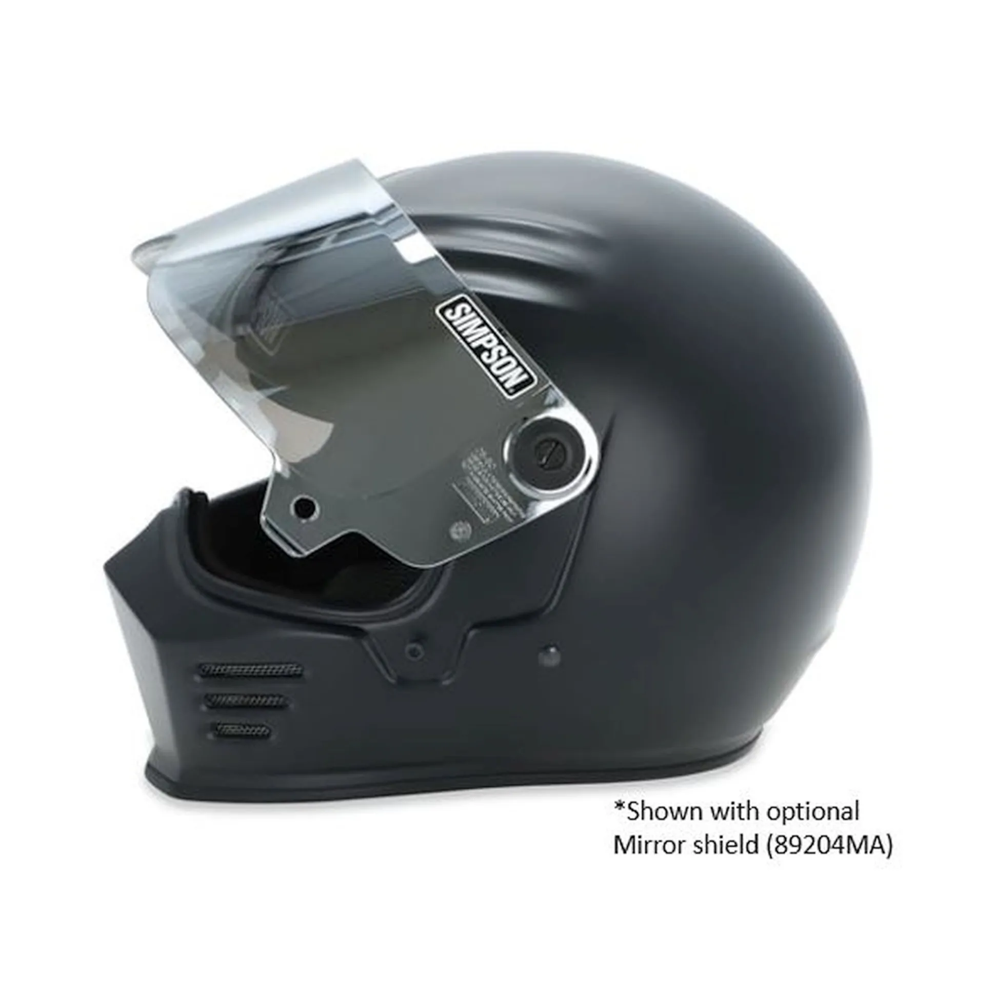 Outlaw Bandit Helmet - Flat Black - Double Extra Large
