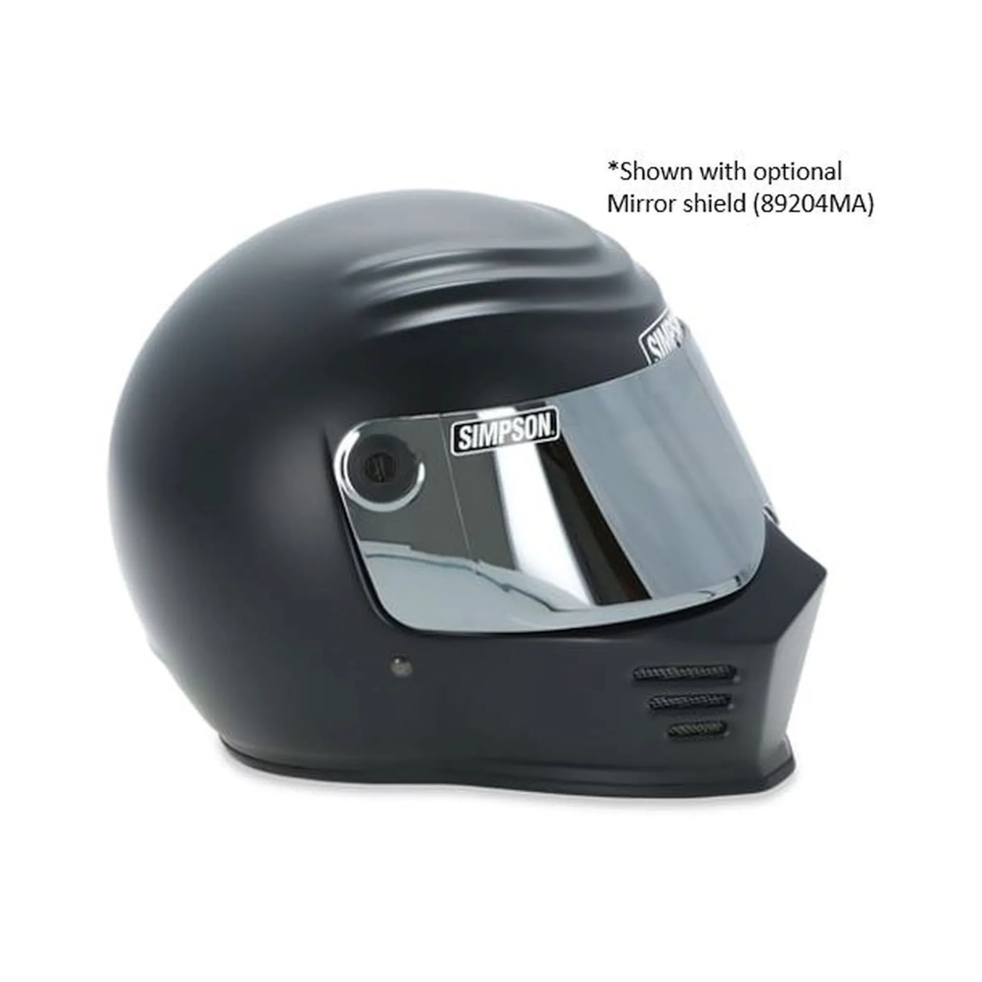Outlaw Bandit Helmet - Flat Black - Extra Small
