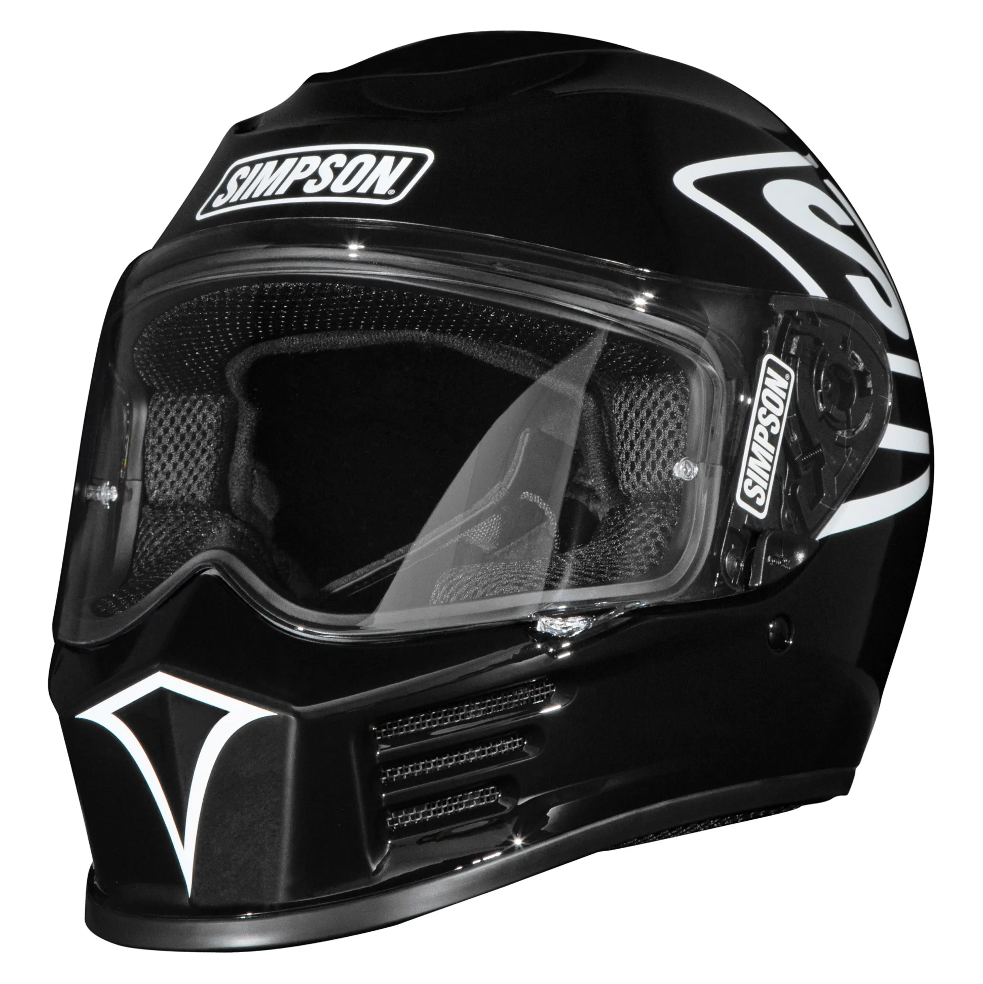 Speed Bandit Helmet - 12 O'clock Black - Double Extra Large