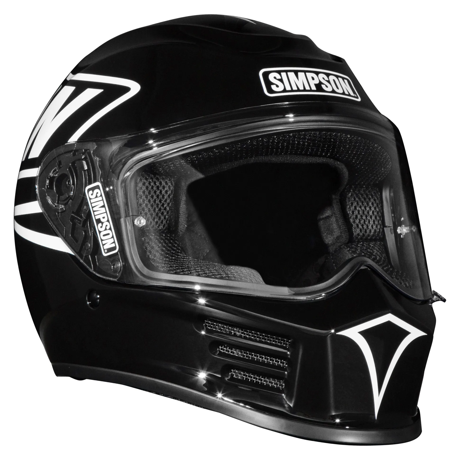 Speed Bandit Helmet - 12 O'clock Black - Double Extra Large