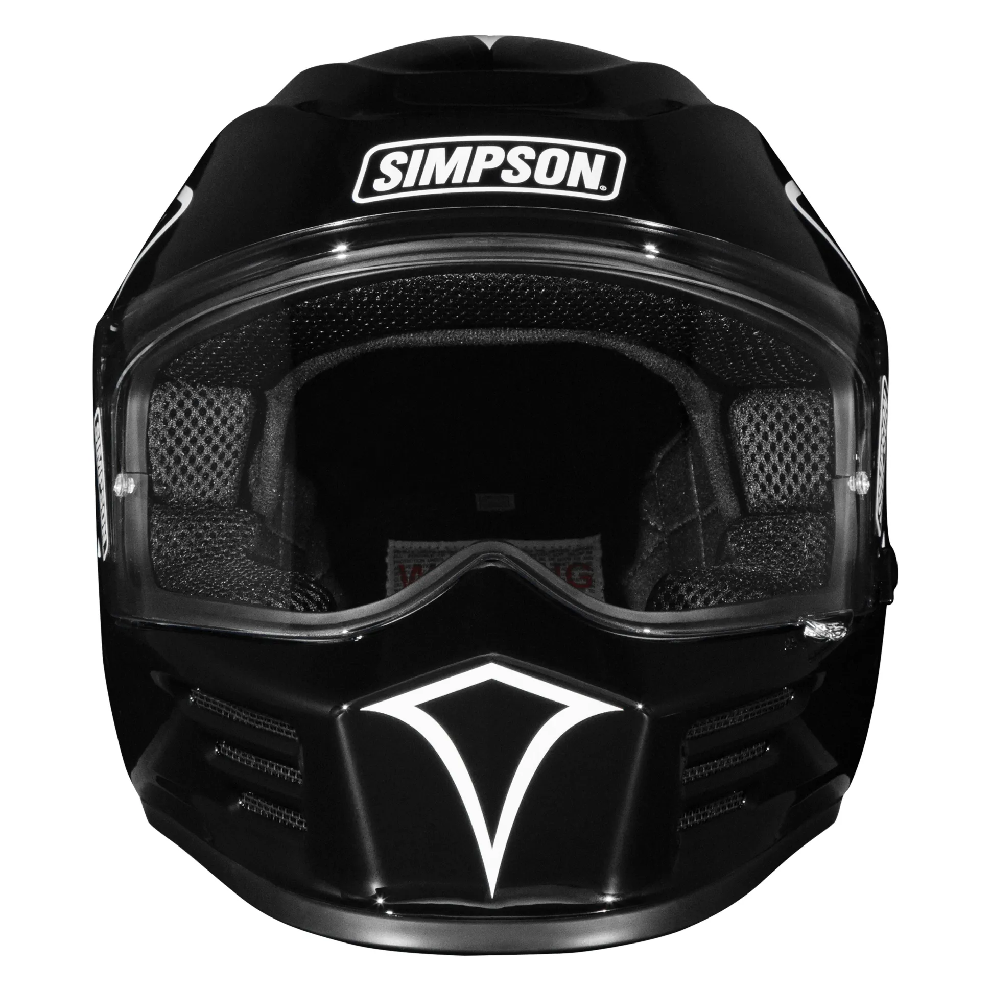 Speed Bandit Helmet - 12 O'clock Black - Double Extra Large